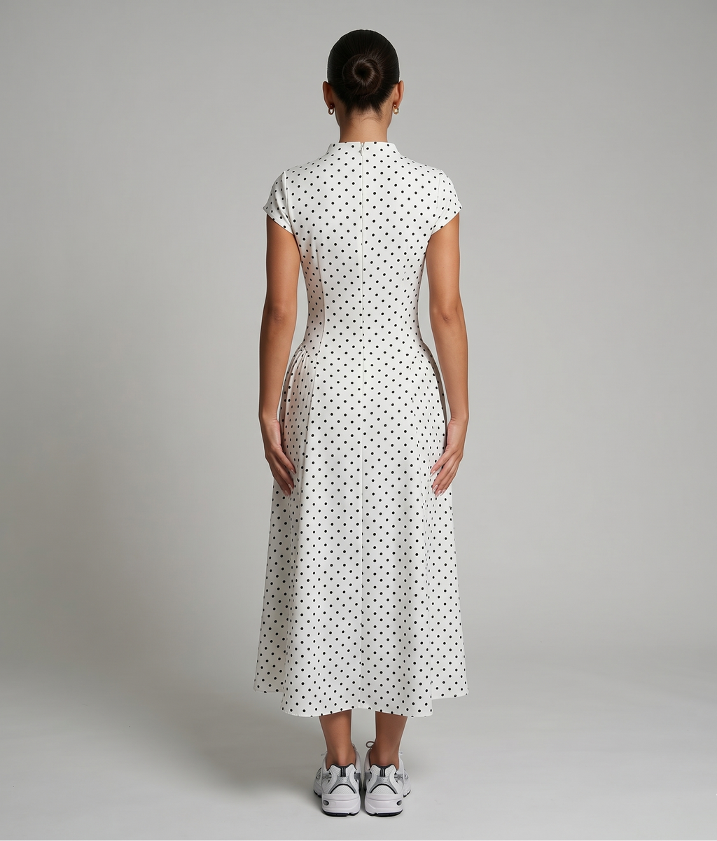 Polkadot Elegance Dress
