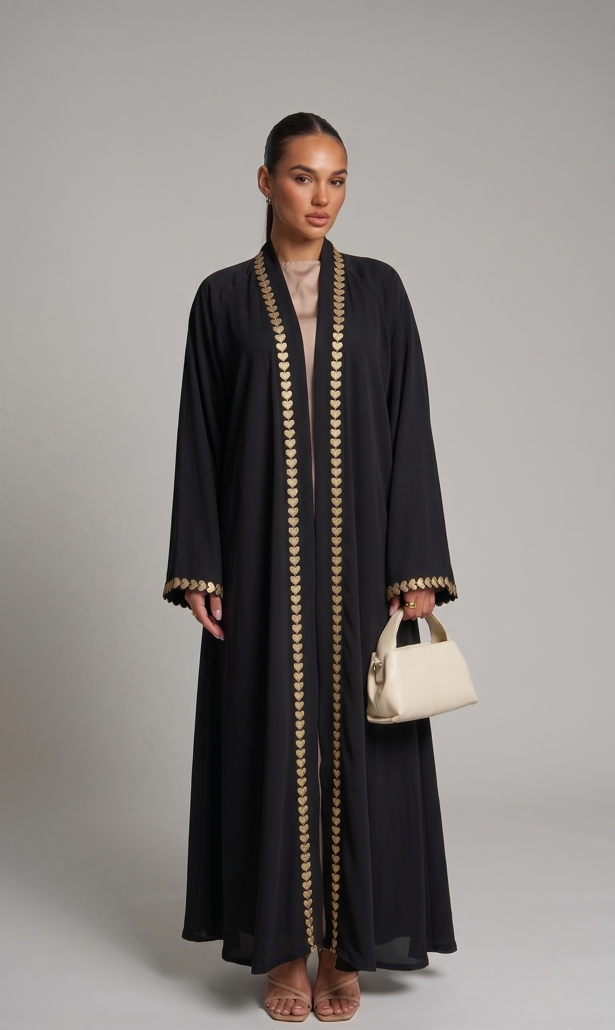 Kimono with Floral Details