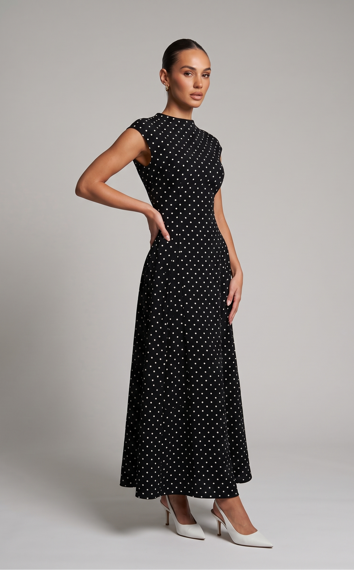 Polkadot Elegance Dress