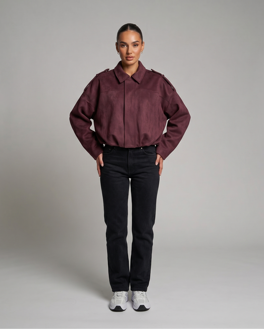 Urban Cropped Bomber Jacket