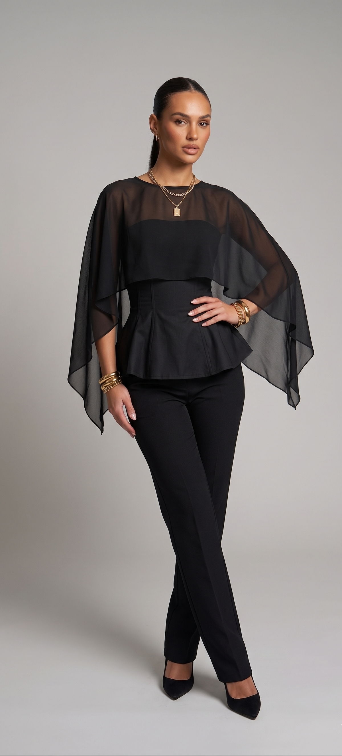 Corsett with Cape