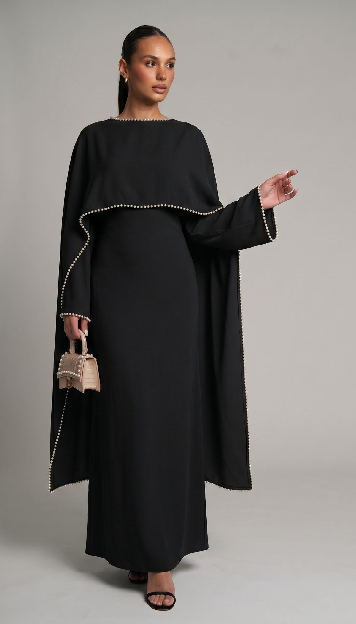 Abaya with Pearl
