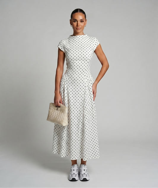 Polkadot Elegance Dress
