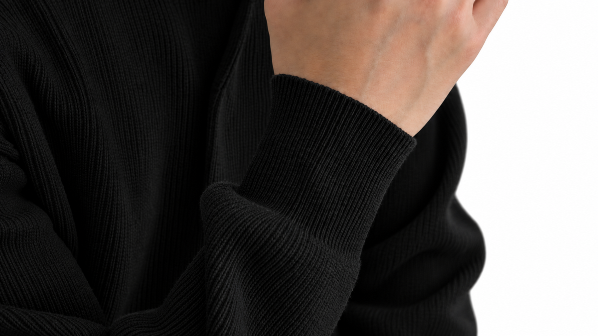 Ribbed Button-Up Sweater