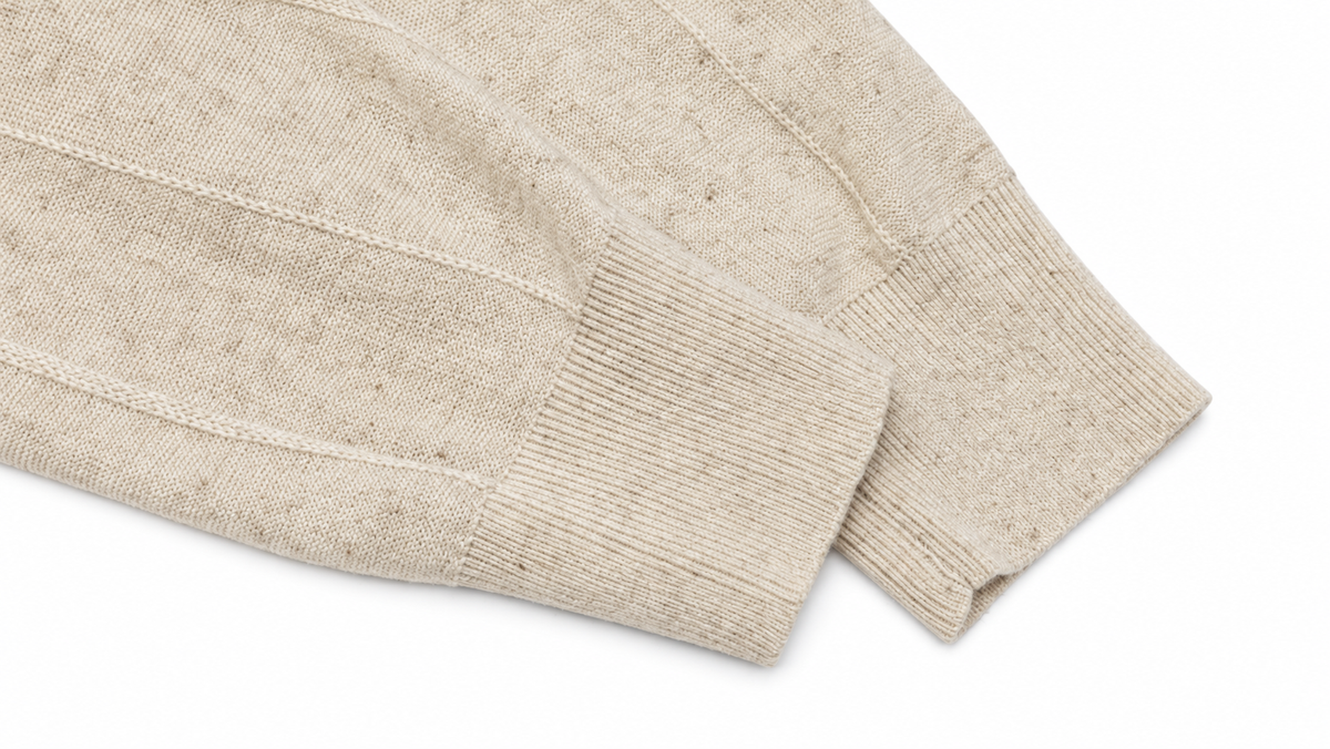 Cable Polo Sweater