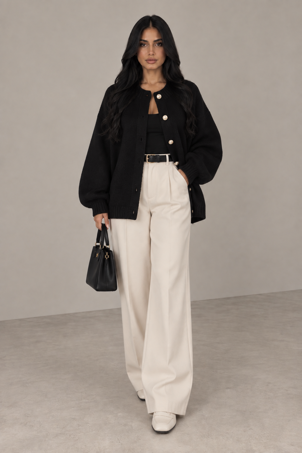 Oversized Knit Cardigan