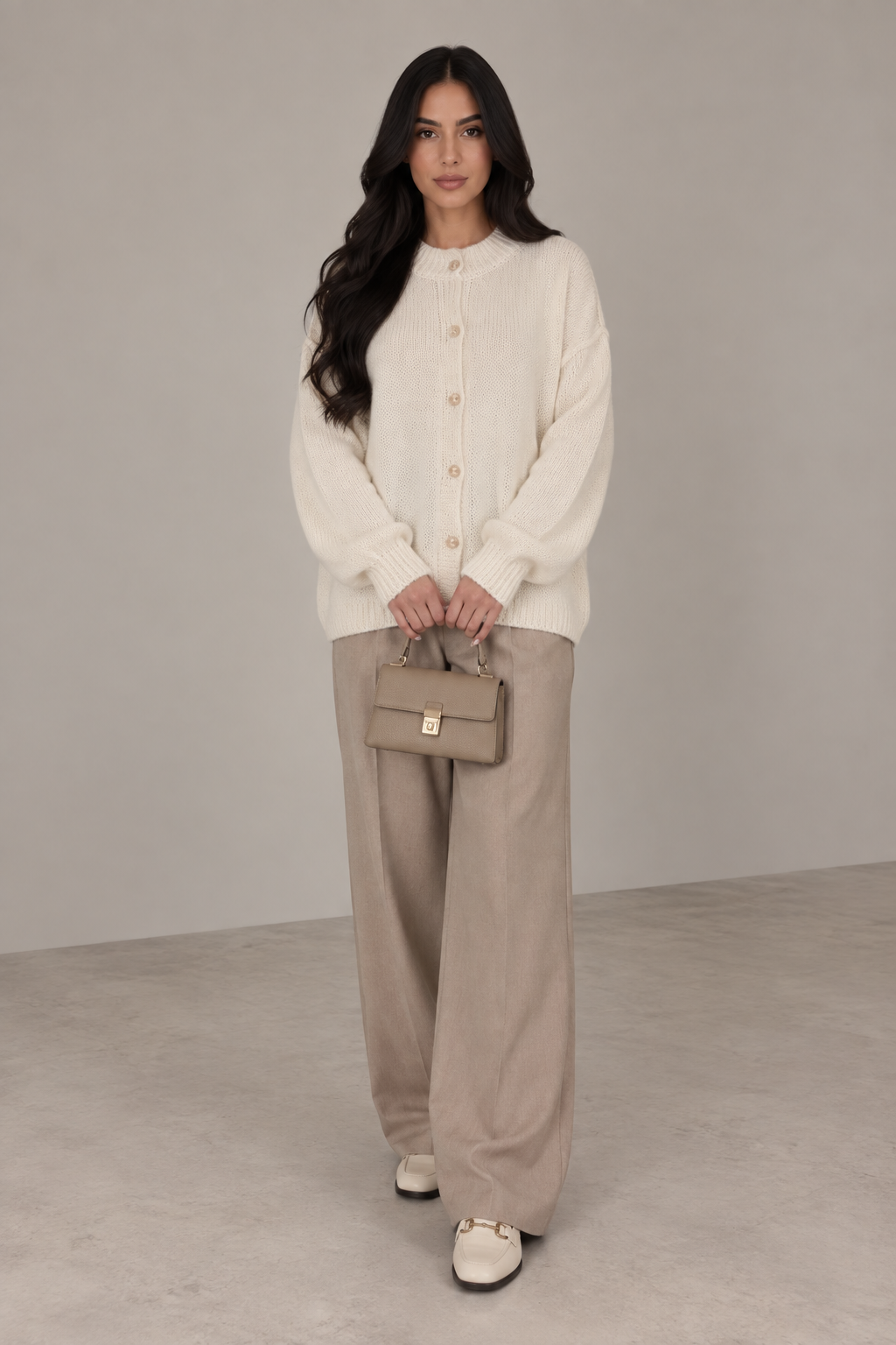 Oversized Knit Cardigan
