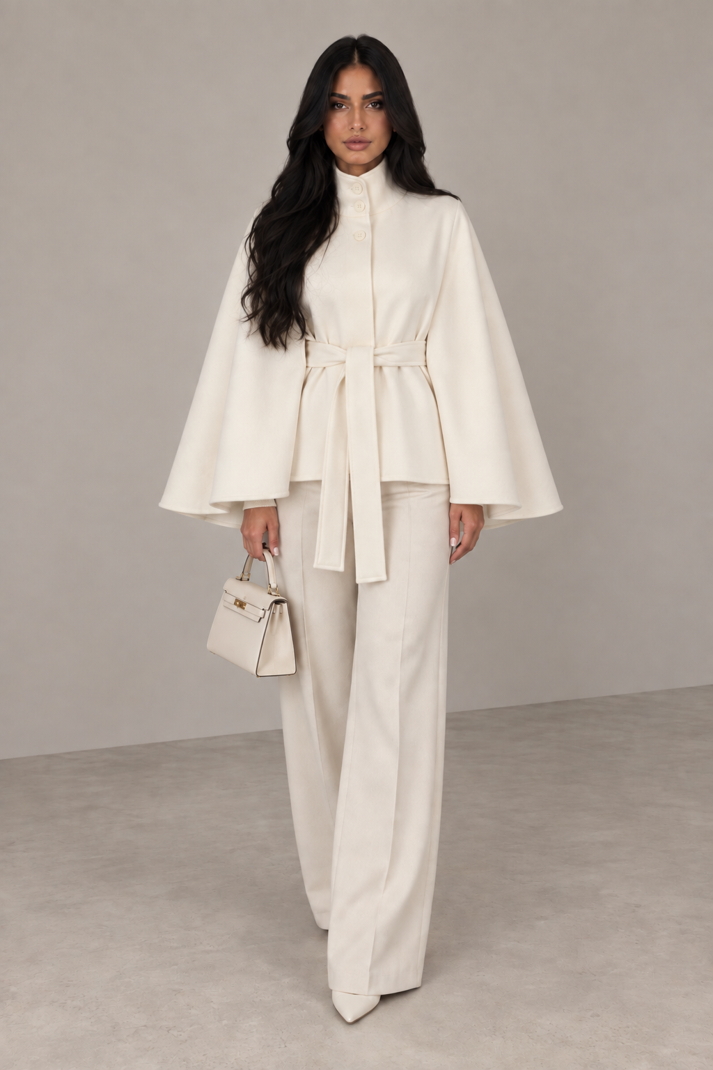 Belted Cape Jacket