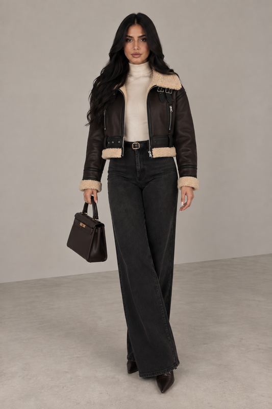 Shearling Leather Jacket