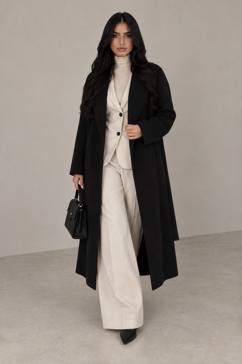 Belted Long Coat