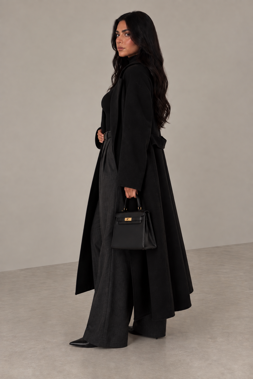 Belted Long Coat