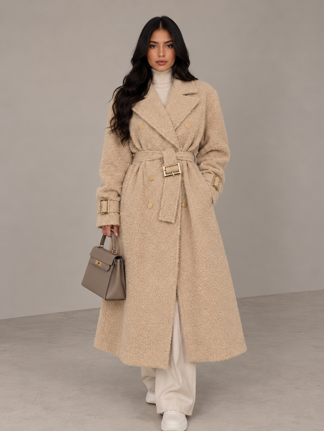 Teddy Belted Coat
