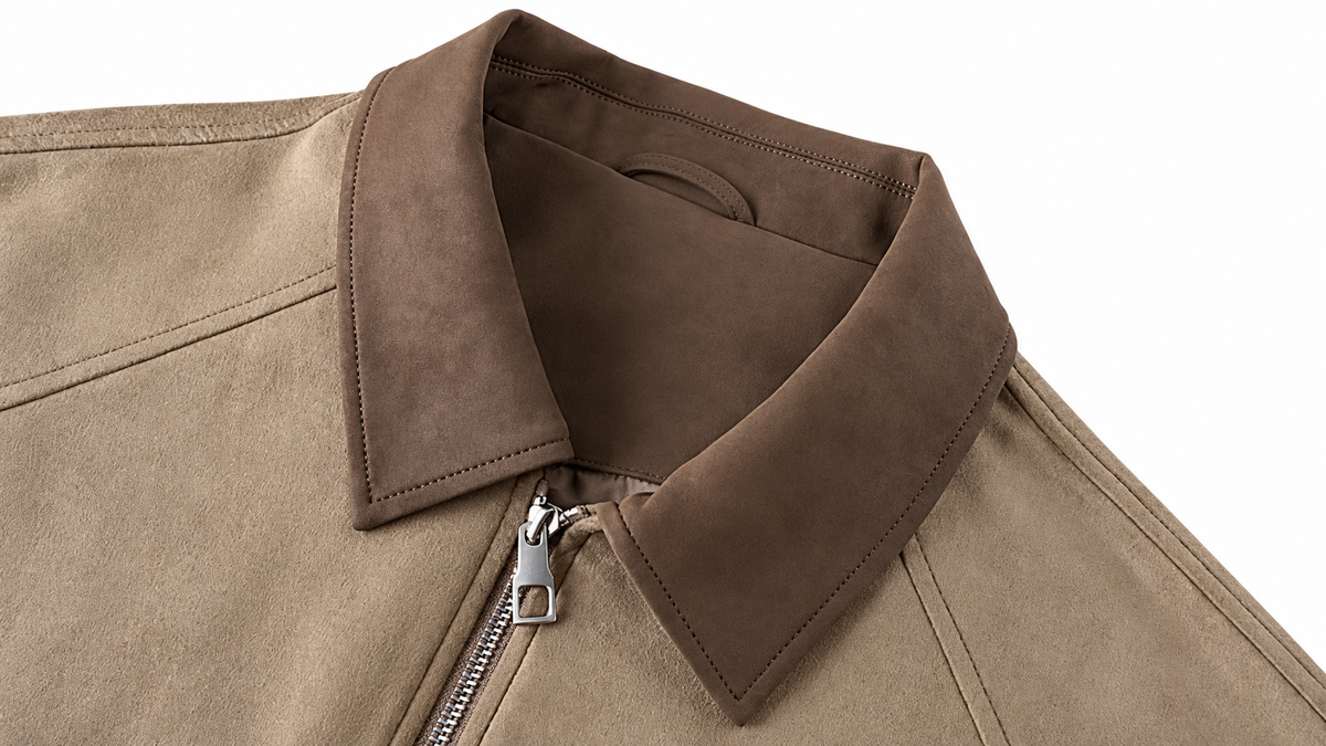 Suede Collar Jacket