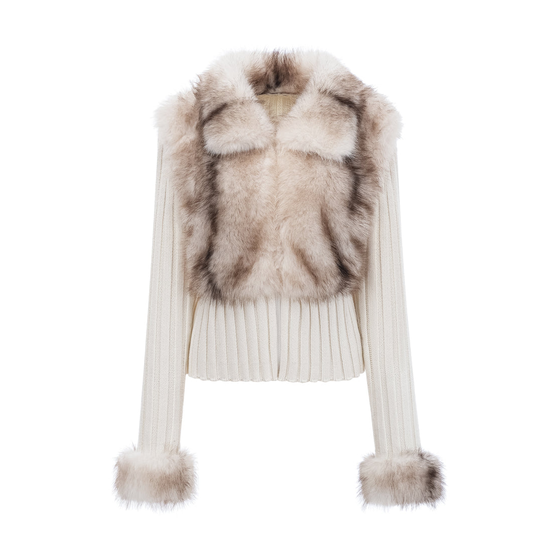 Cardigan with Fur