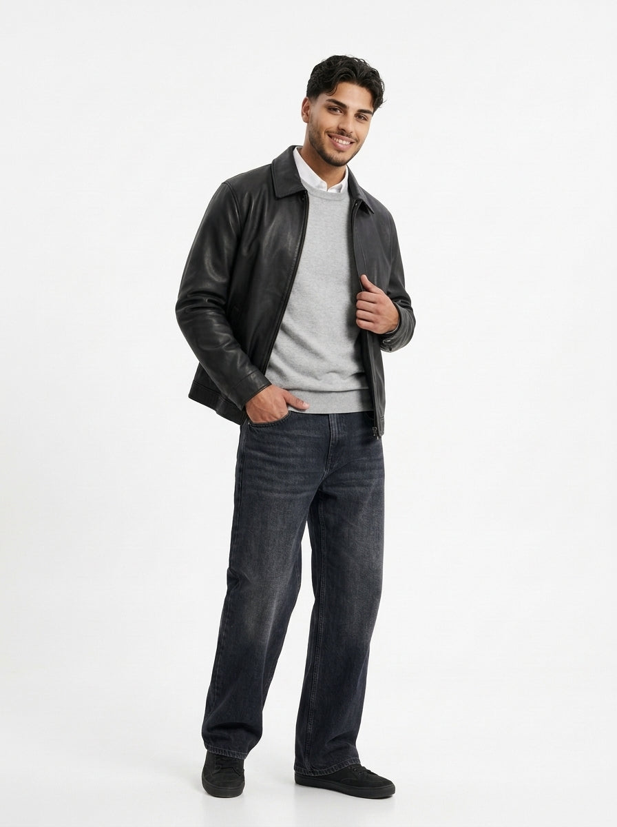 Vincaso Leather Jacket