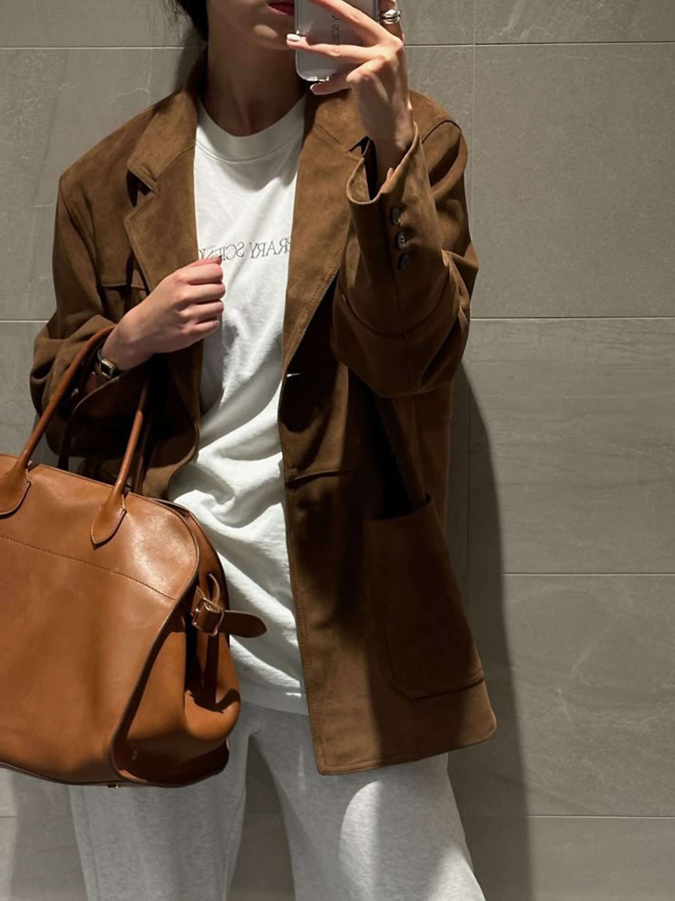 Suede Bag
