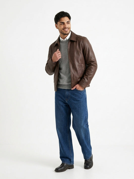 Vincaso Leather Jacket