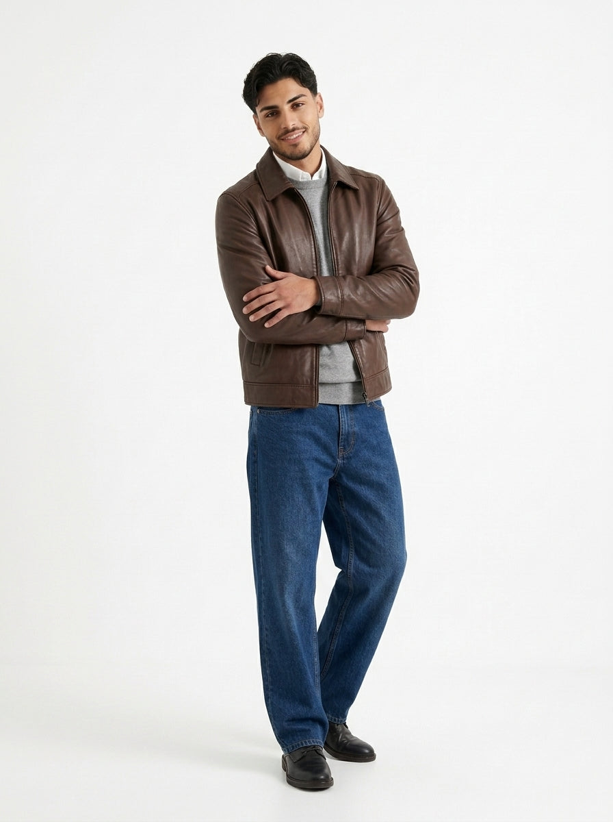 Vincaso Leather Jacket