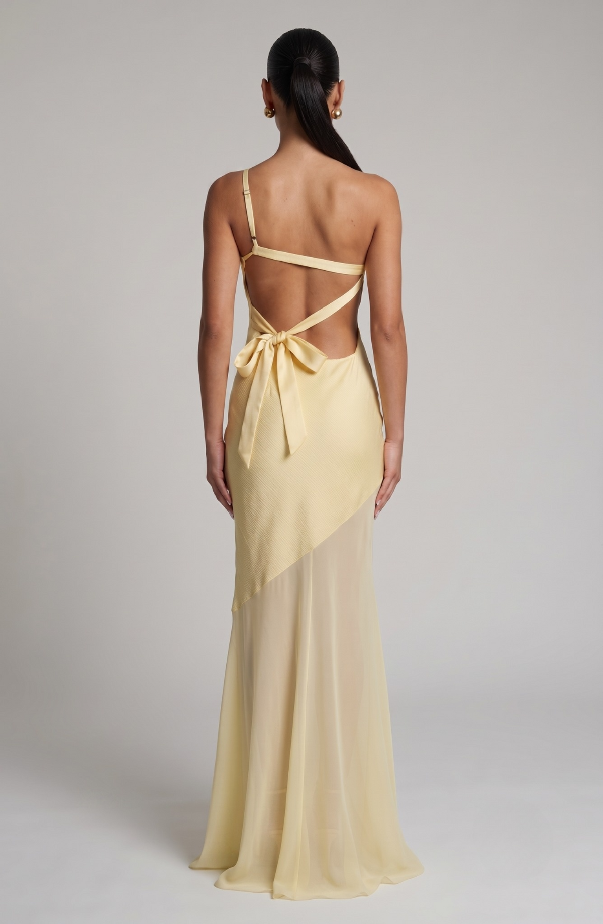Elegance One-Shoulder Night Dress