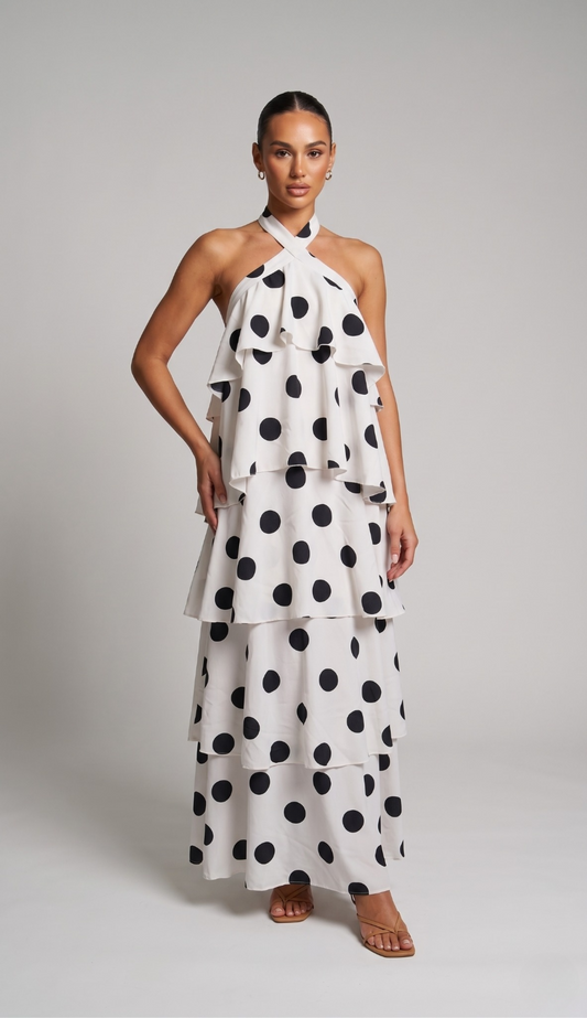 Coco Polka Maxi Dress