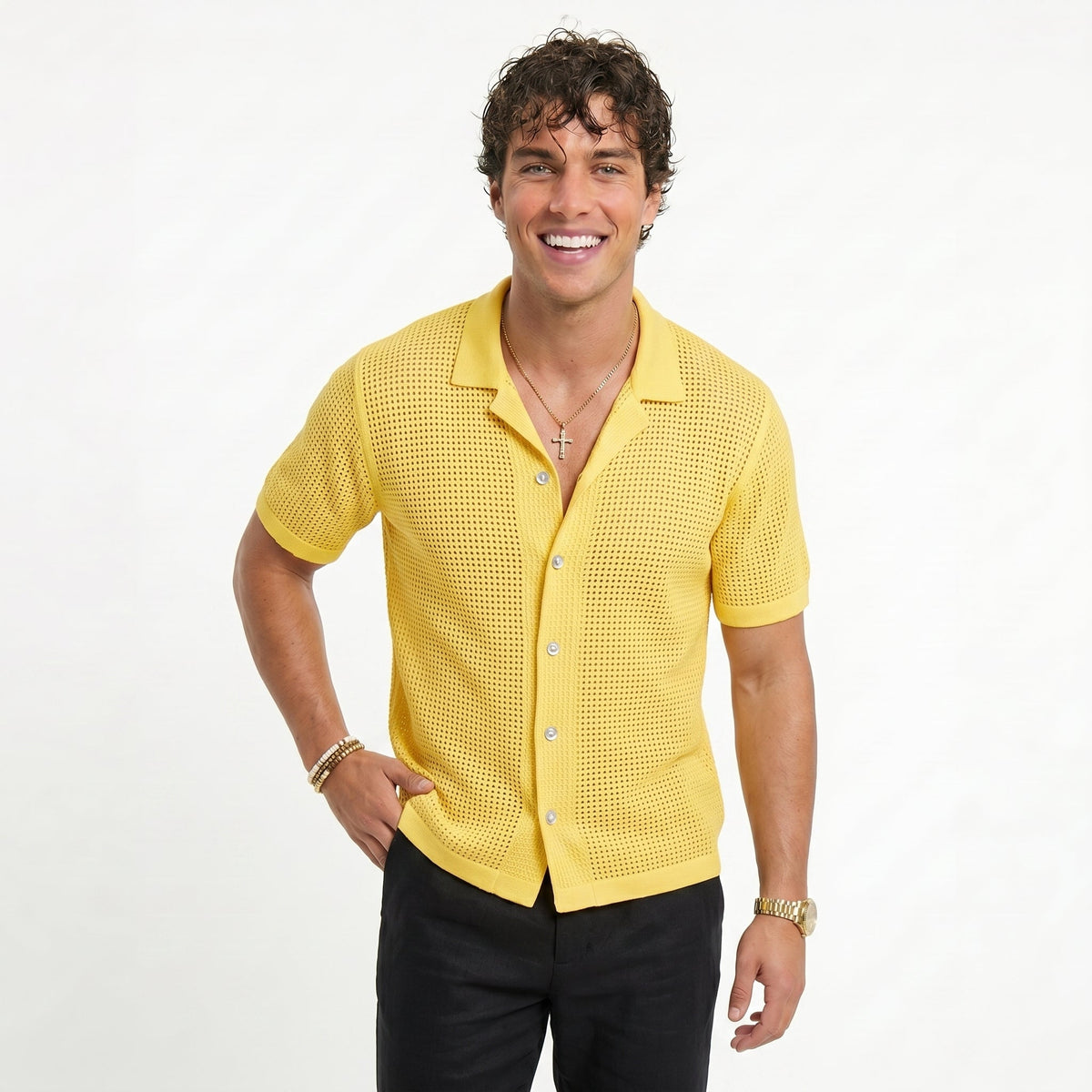 Slim-Fit Beach Shirt